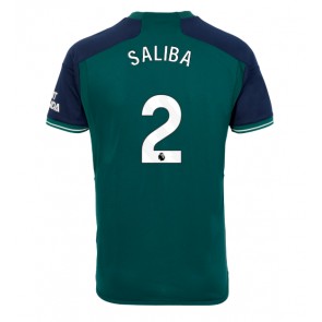 Arsenal William Saliba #2 Tredje Tröja 2023-24 Kortärmad